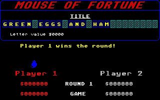 Mouse of Fortune atari screenshot